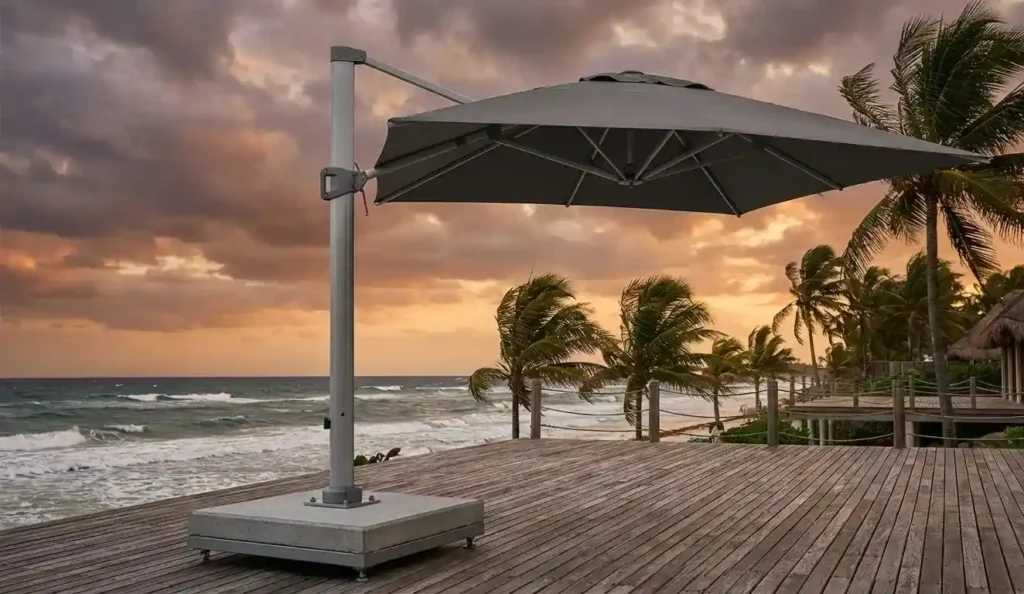 heavy-duty umbrellas for ultimate wind and salt protection