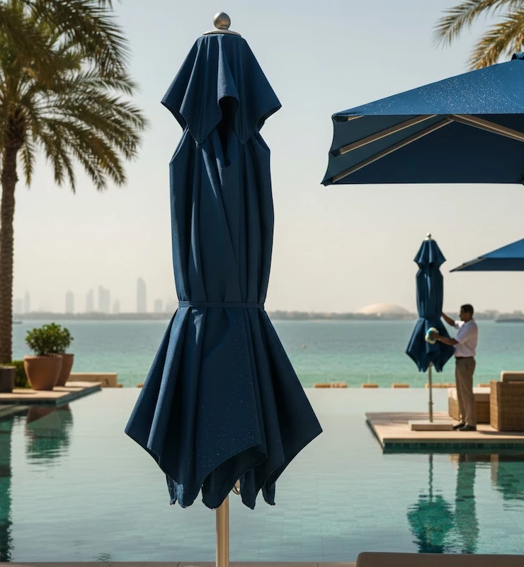 Marine-Grade Fabrics for Luxury Umbrellas
